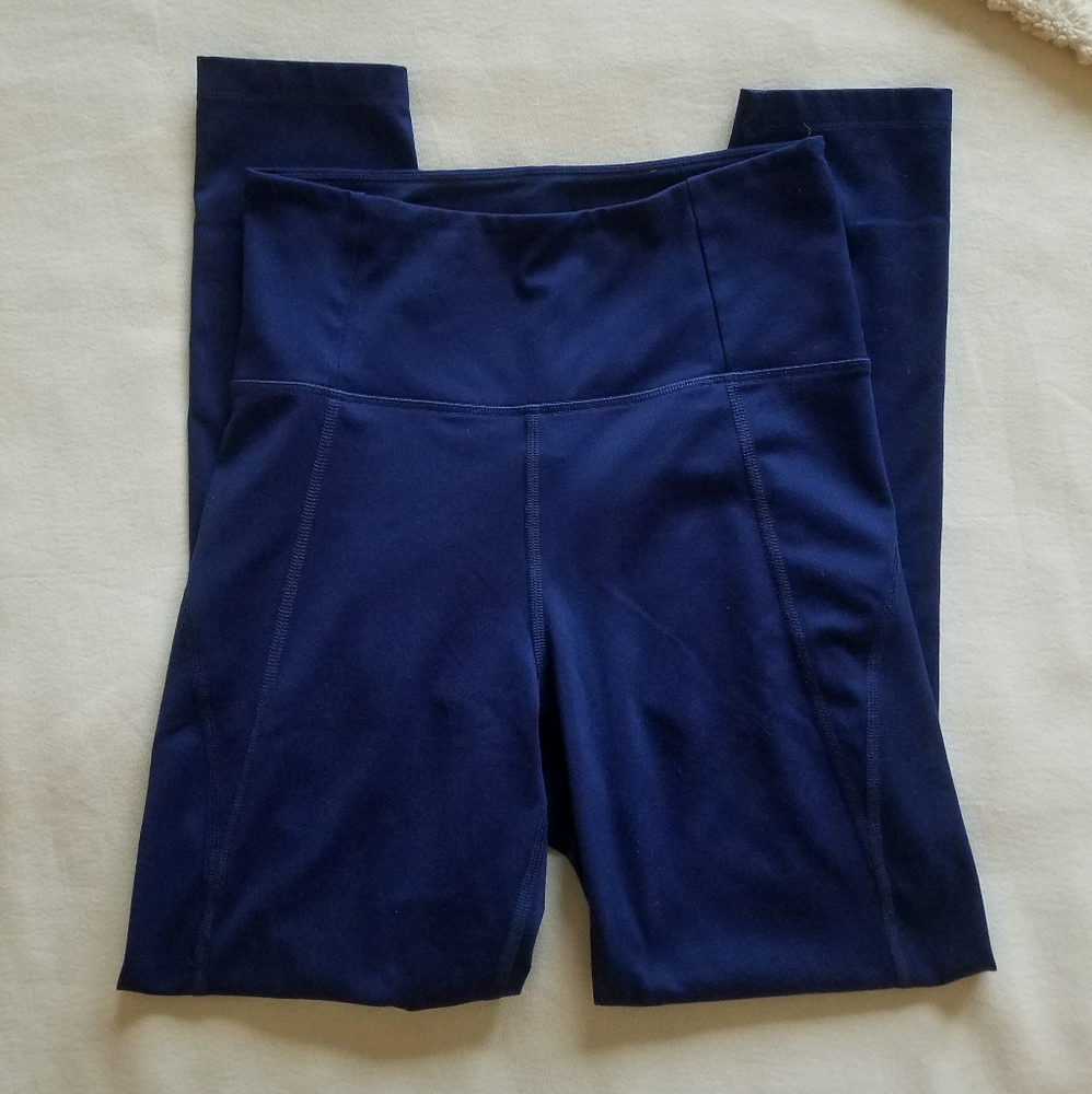 Girlfriend Collective Indigo compressive leggings